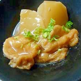 かぶと油揚げの煮物